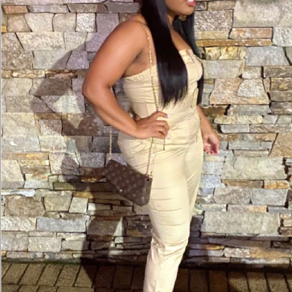 2 piece khaki pant set